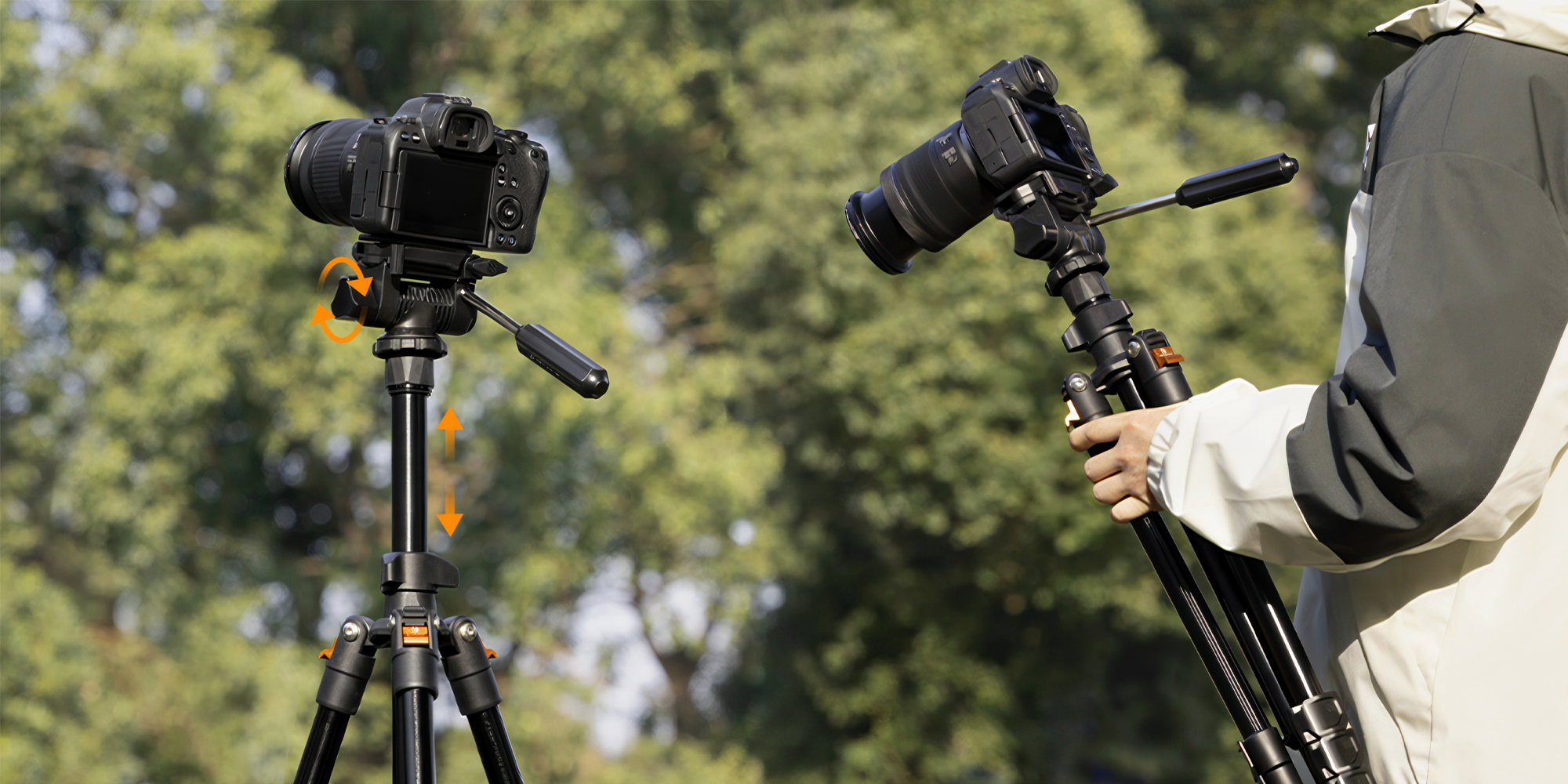 Statyw video K&F Concept K-Series K234A0 - Wszechstronny i kompaktowy